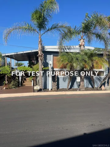 Demo/Test Data 6550 Ponto Dr Unit 110, Carlsbad, CA 92011