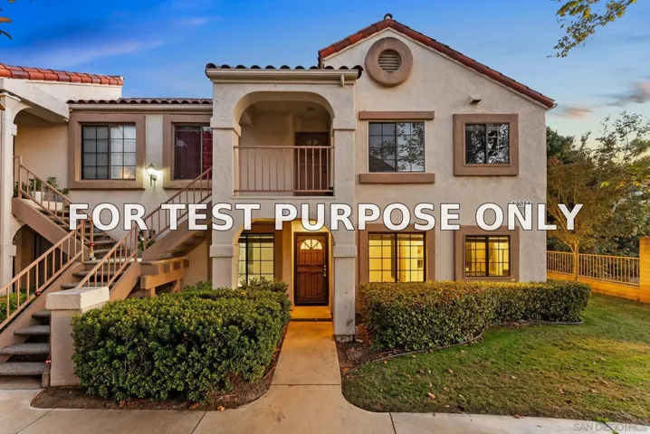 Demo/Test Data 13034 Wimberly Sq, San Diego, CA 92128