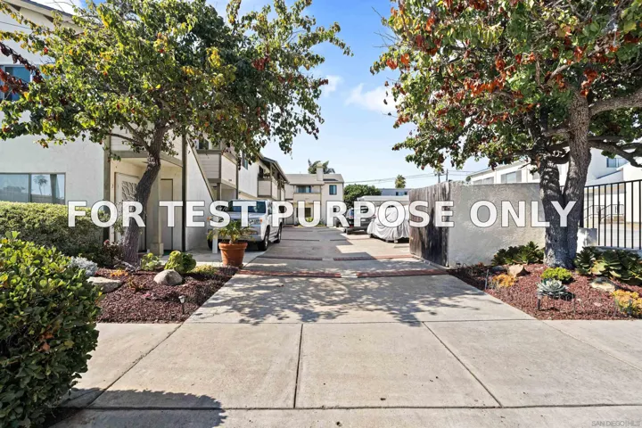 Demo/Test Data 1654 Oliver Ave Unit 6, San Diego, CA 92109