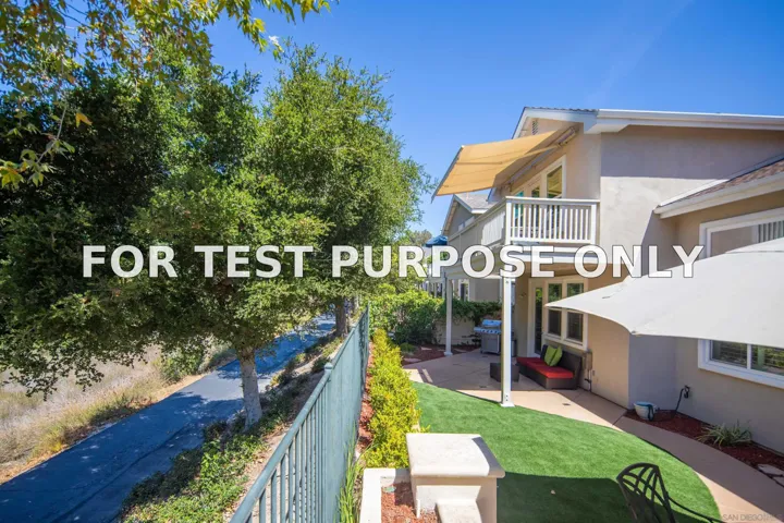 Demo/Test Data 2746 W Canyon Ave, San Diego, CA 92123