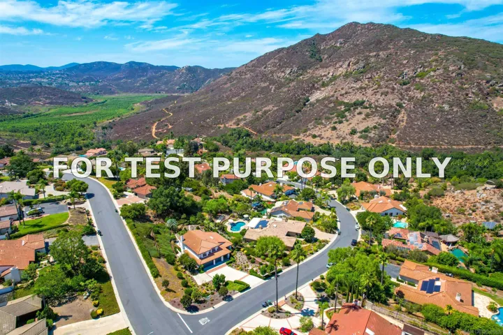 Demo/Test Data 3302 Vista Rocosa, Escondido, CA 92029