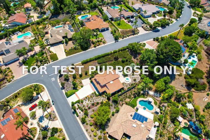 Demo/Test Data 3302 Vista Rocosa, Escondido, CA 92029