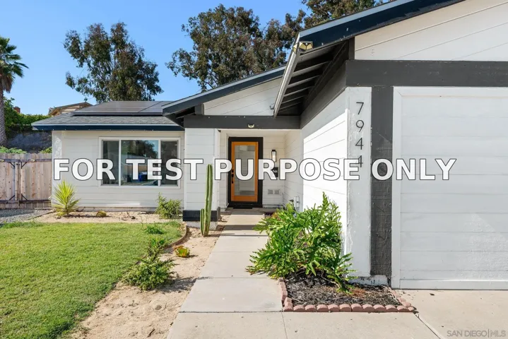 Demo/Test Data 7944 Calico St, San Diego, CA 92126