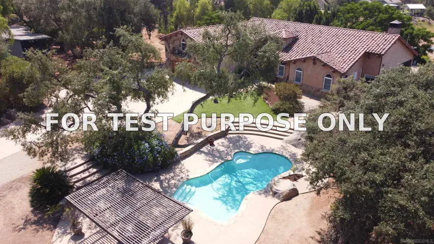 Demo/Test Data 1445 Terracita Ln, Alpine, CA 91901