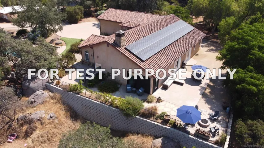 Demo/Test Data 1445 Terracita Ln, Alpine, CA 91901