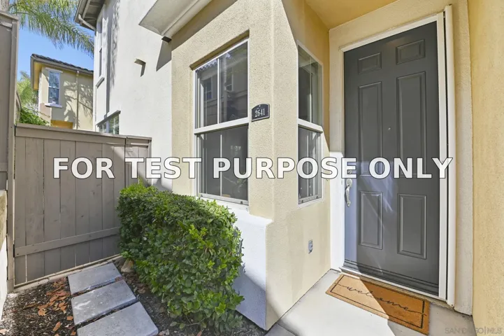 Demo/Test Data 2641 Bellezza Dr, San Diego, CA 92108