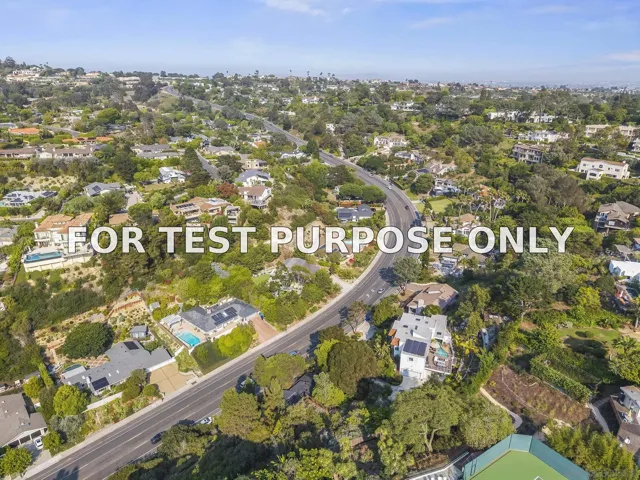 Demo/Test Data 1733 Nautilus, La Jolla, CA 92037