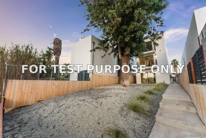 Demo/Test Data 3653 Wilson Ave, San Diego, CA 92104