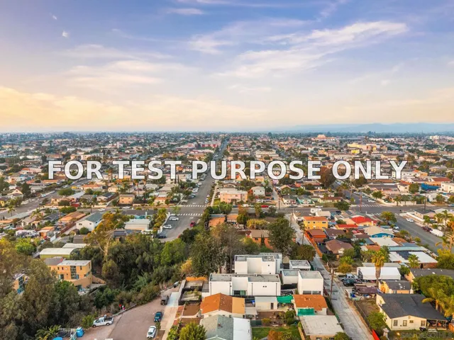 Demo/Test Data 3653 Wilson Ave, San Diego, CA 92104