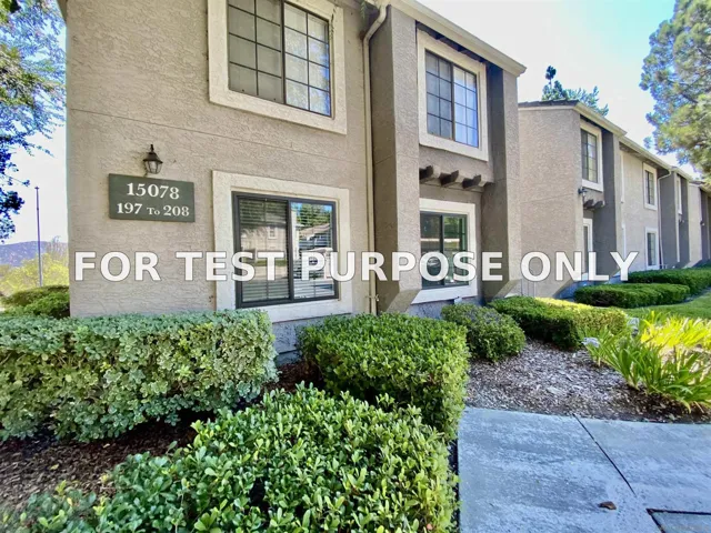 Demo/Test Data 15078 Avenida Venusto Unit 198, San Diego, CA 92128