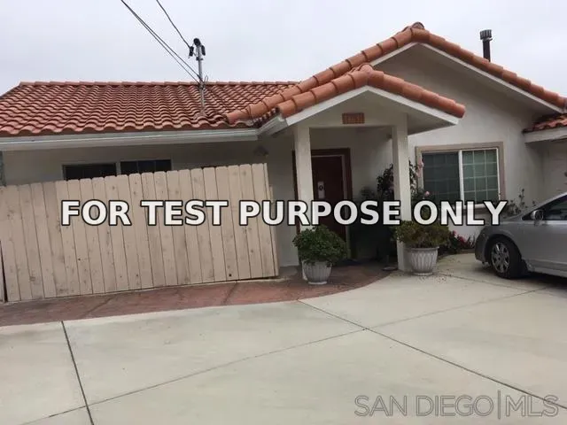 Demo/Test Data 14631 Twin Peaks Rd, poway, CA 92064
