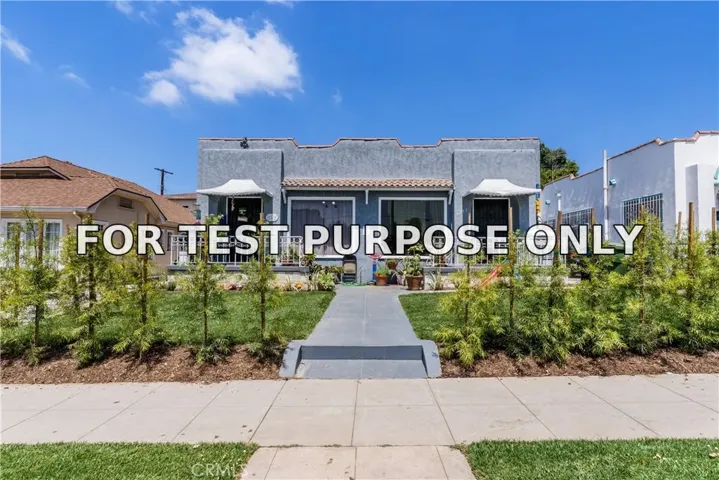 Demo/Test Data 2213 S Bronson Avenue, Los Angeles, CA 90018