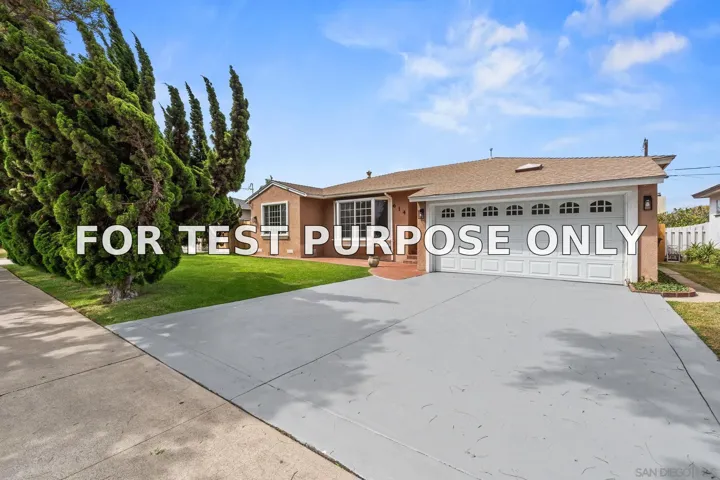 Demo/Test Data 614 Fifth Ave, Chula Vista, CA 91910