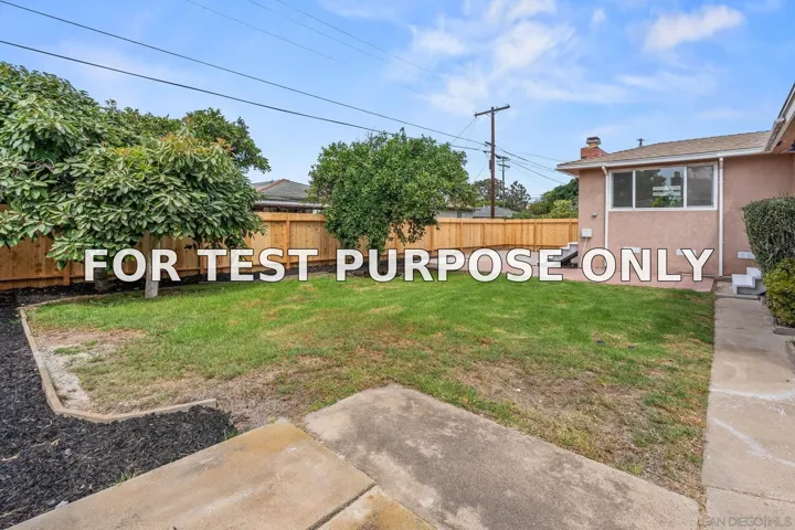 Demo/Test Data 614 Fifth Ave, Chula Vista, CA 91910