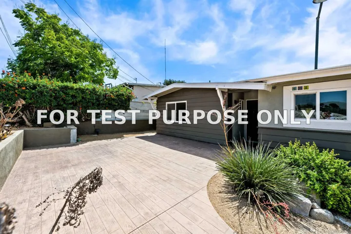 Demo/Test Data 421 Hillcrest Ln, Fallbrook, CA 92028
