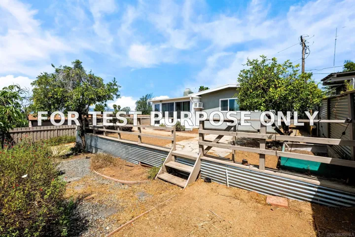 Demo/Test Data 421 Hillcrest Ln, Fallbrook, CA 92028