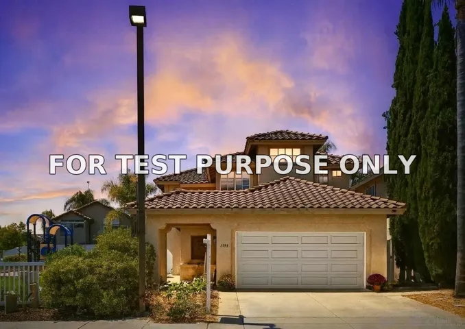 Demo/Test Data 1593 Avenida Guillermo, Oceanside, CA 92056