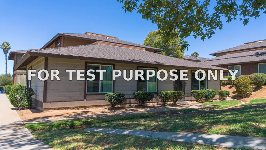 Demo/Test Data 1772 Summertime Dr, El Cajon, CA 92021