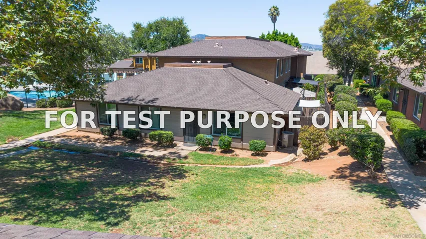 Demo/Test Data 1772 Summertime Dr, El Cajon, CA 92021