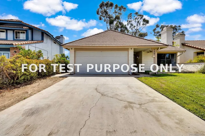 Demo/Test Data 7387 New Salem St, San Diego, CA 92126