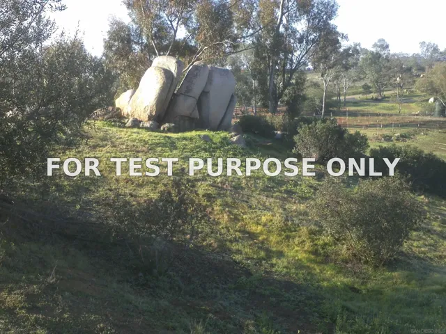 Demo/Test Data Highway 67 Unit Lot 67, Poway, CA 92064
