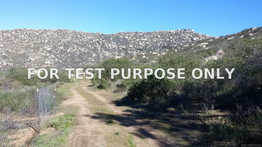 Demo/Test Data Highway 67 Unit Lot 67, Poway, CA 92064