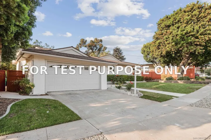 Demo/Test Data 5161 Dorman Dr, San Diego, CA 92115