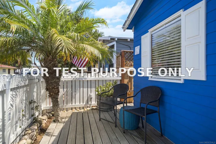 Demo/Test Data 5123 Lotus St, San Diego, CA 92107