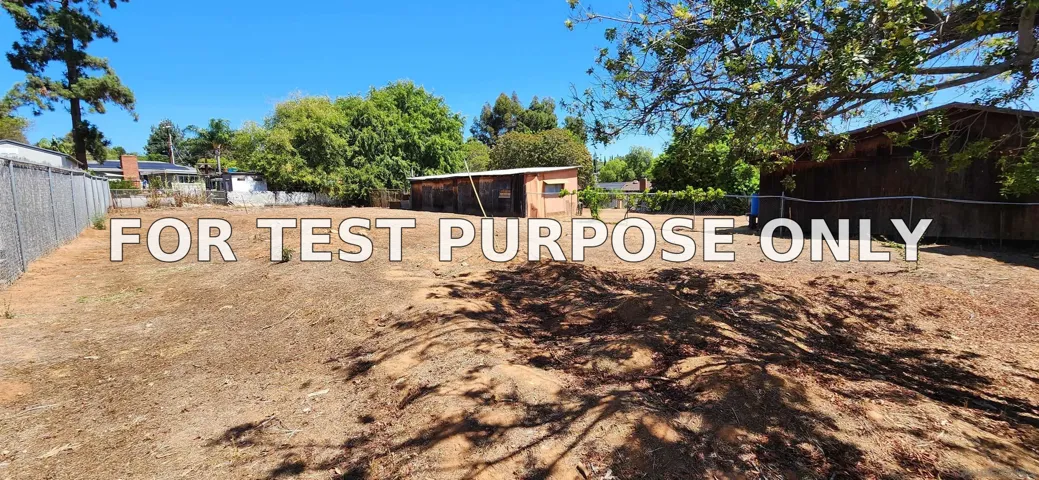 Demo/Test Data 10744 Louisa Dr, La Mesa, CA 91941