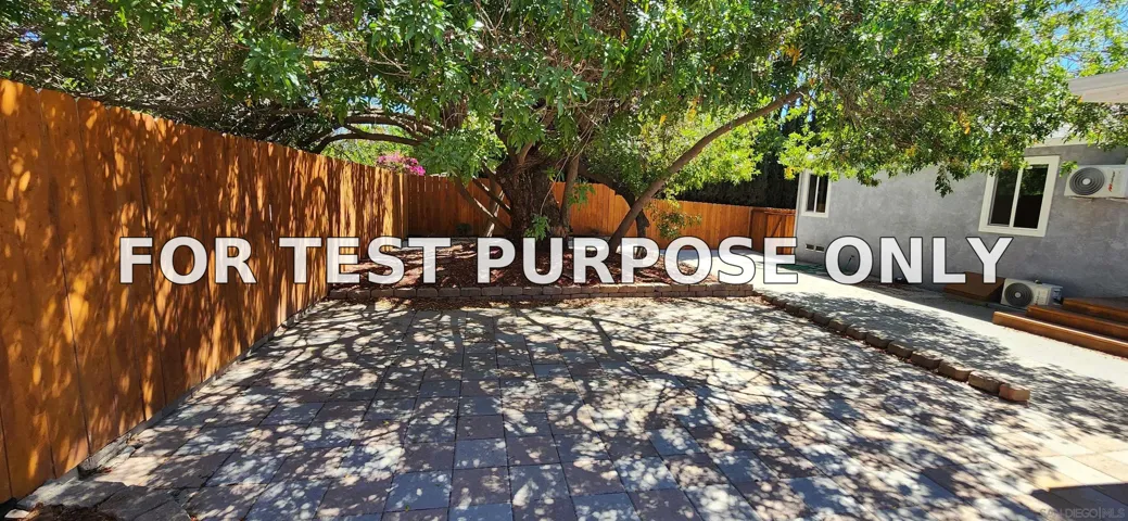 Demo/Test Data 10744 Louisa Dr, La Mesa, CA 91941