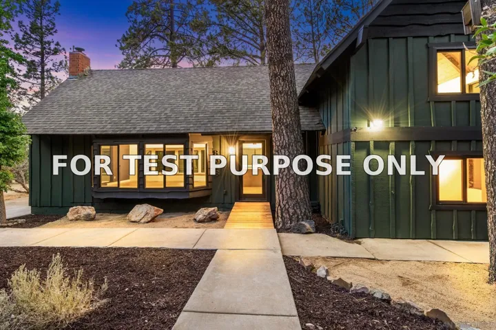 Demo/Test Data 8648 Valley View Trail, Pine Valley, CA 91962