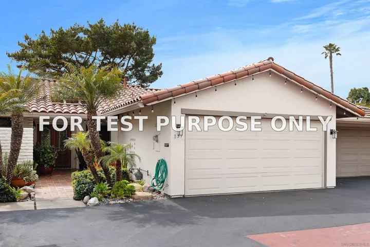 Demo/Test Data 131 Morelia Ct, Solana Beach, CA 92075