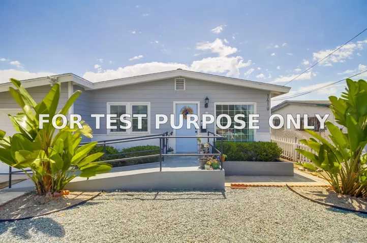 Demo/Test Data 1410 E 6th St, National City, CA 91950