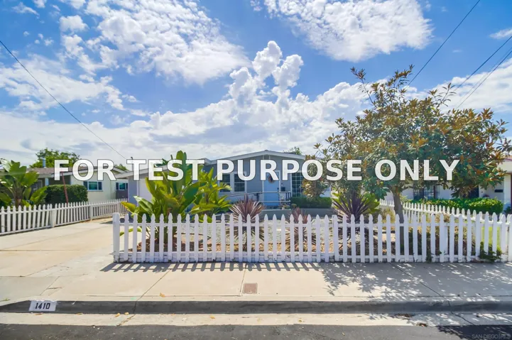 Demo/Test Data 1410 E 6th St, National City, CA 91950