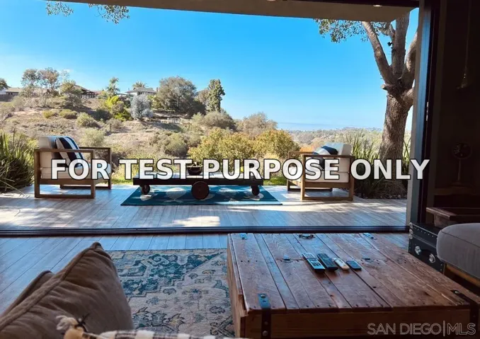 Demo/Test Data 5560 Diane Ave, Claremont, CA 92117
