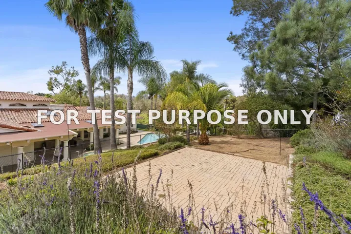 Demo/Test Data 16534 La Gracia, Rancho Santa Fe, CA 92067