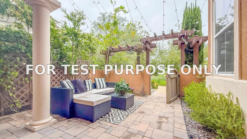 Demo/Test Data 15701 Concord Ridge Ter, San Diego, CA 92127