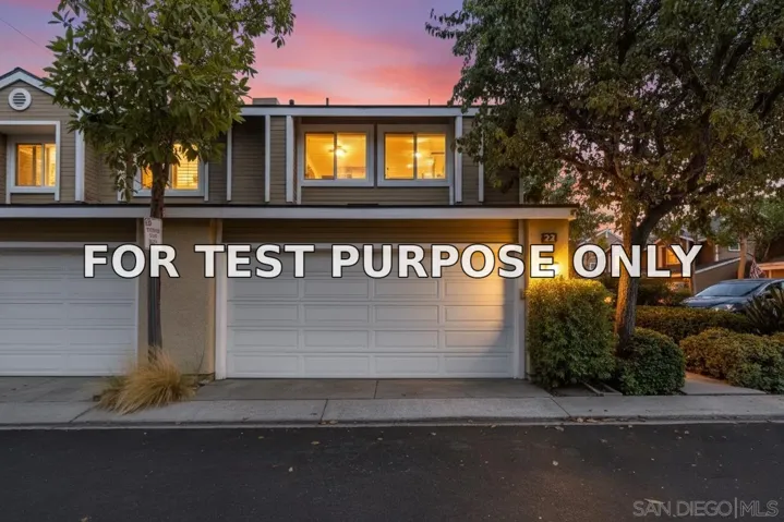 Demo/Test Data 22 Rosewood, Aliso Viejo, CA 92656