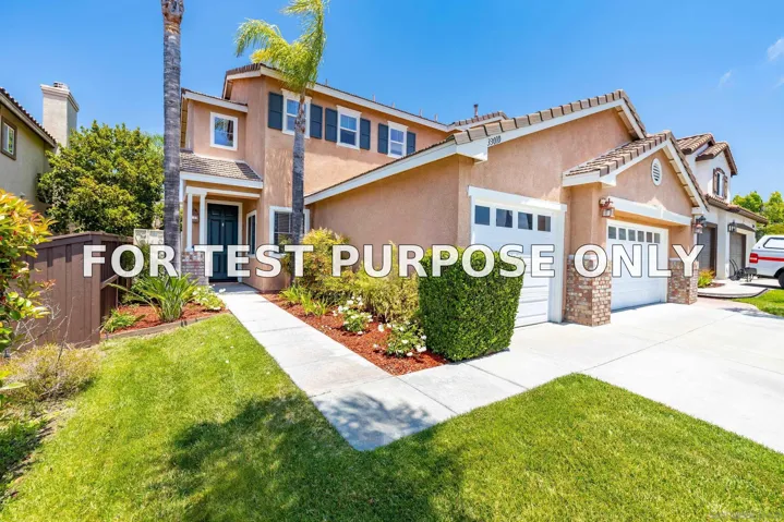 Demo/Test Data 33010 Poppy St, Temecula, CA 92592