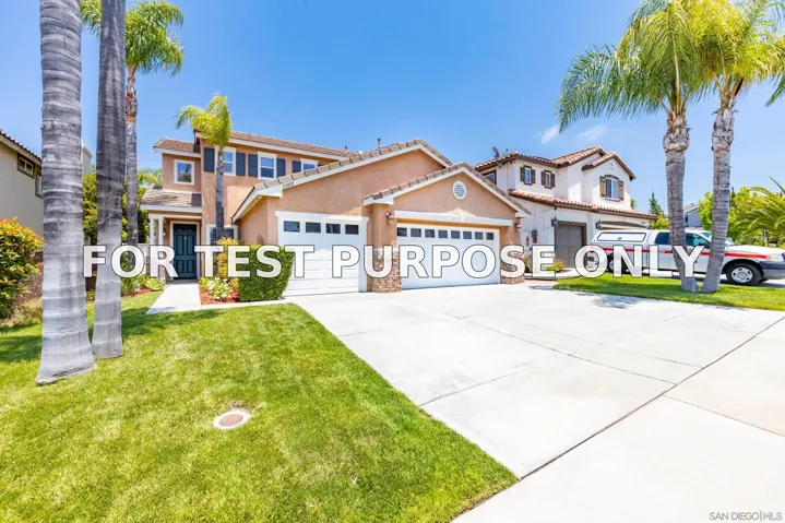 Demo/Test Data 33010 Poppy St, Temecula, CA 92592