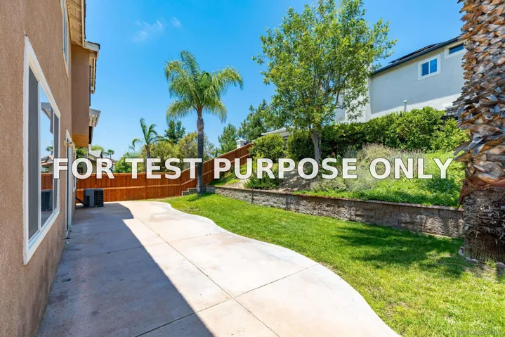 Demo/Test Data 33010 Poppy St, Temecula, CA 92592