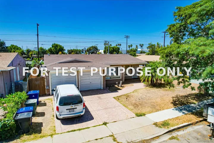 Demo/Test Data 808 Colorado Ave, Chula Vista, CA 91911