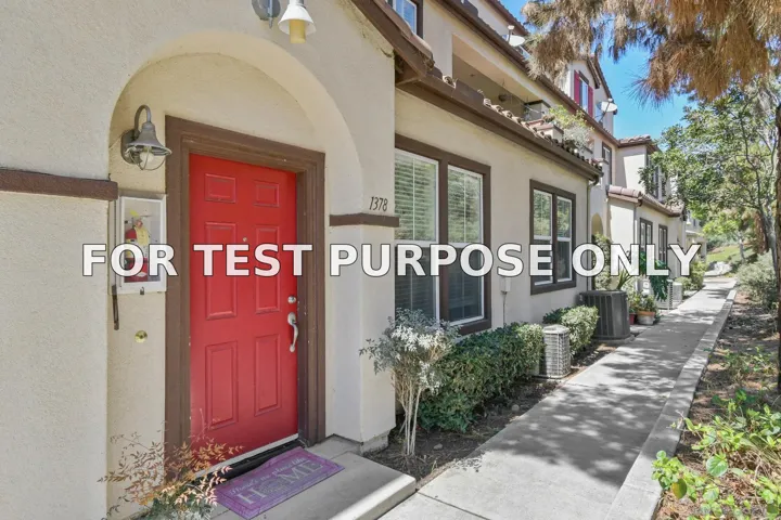 Demo/Test Data 1378 Starry Way, San Diego, CA 92154