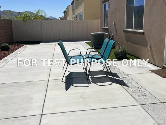 Demo/Test Data 15654 Thubderbolt Street, MORENO VALLEY, CA 92551
