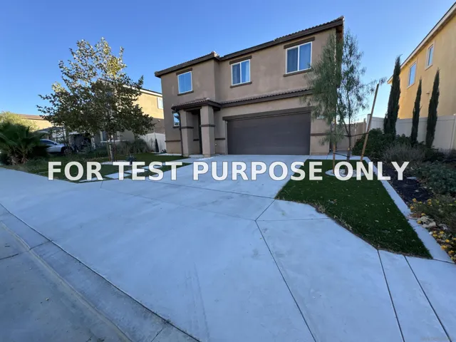 Demo/Test Data 15654 Thubderbolt Street, MORENO VALLEY, CA 92551