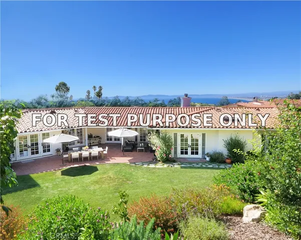 Demo/Test Data 1300 Granvia Altamira, Palos Verdes Estates, CA 90274