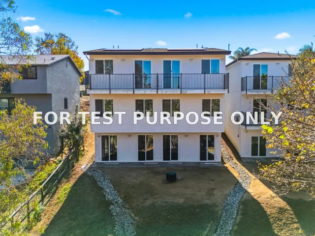 Demo/Test Data 490 Lado De Loma Dr #1-4, Vista, CA 92083