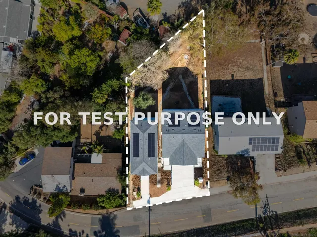 Demo/Test Data 490 Lado De Loma Dr #1-4, Vista, CA 92083