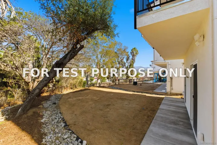 Demo/Test Data 490 Lado De Loma Dr #1-4, Vista, CA 92083