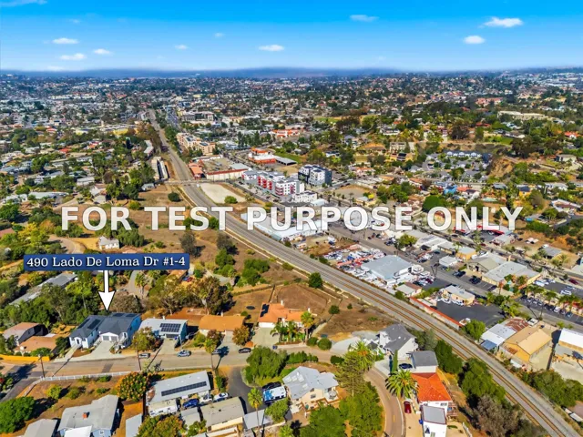 Demo/Test Data 490 Lado De Loma Dr #1-4, Vista, CA 92083